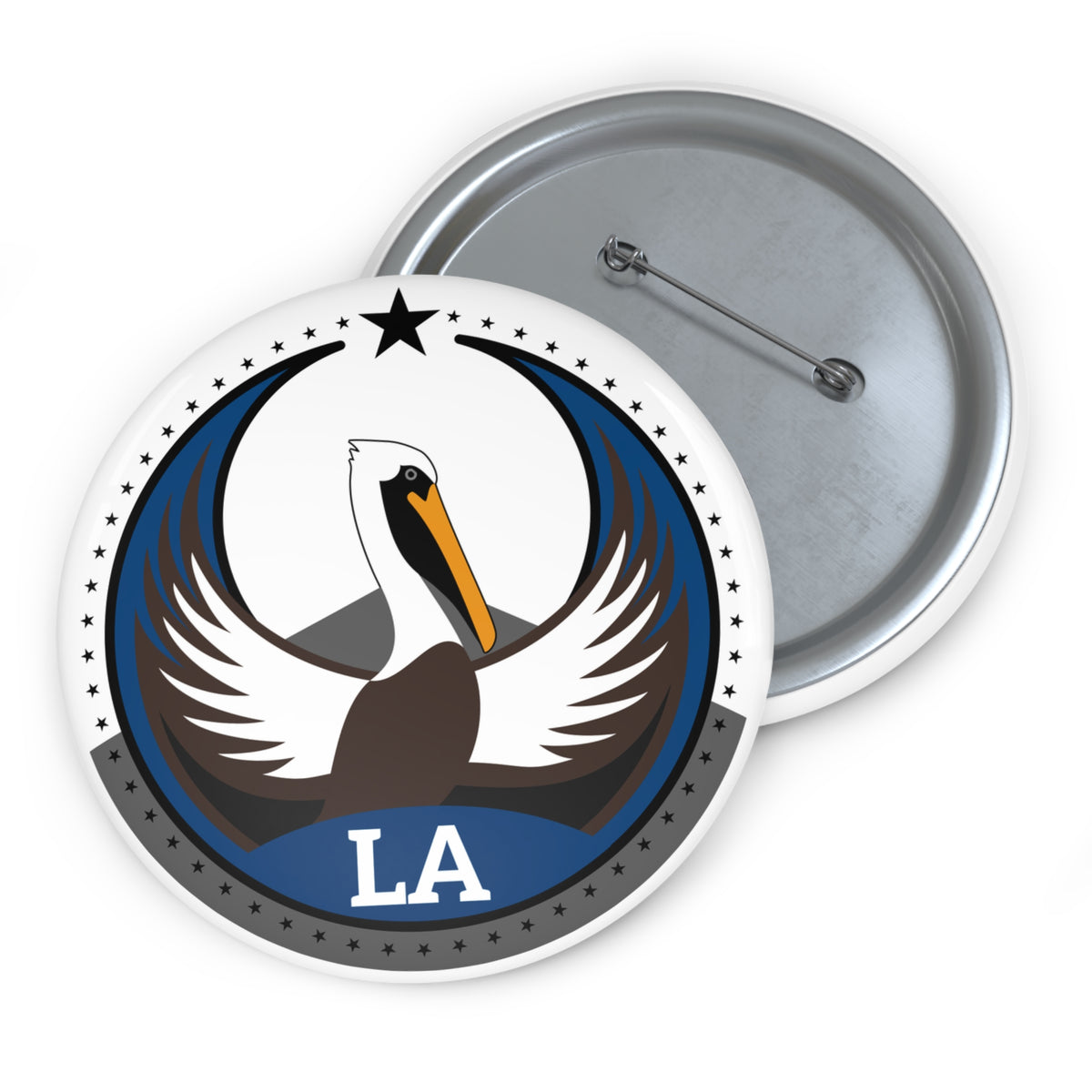 Bird Rebels Pin Button – LA – Light