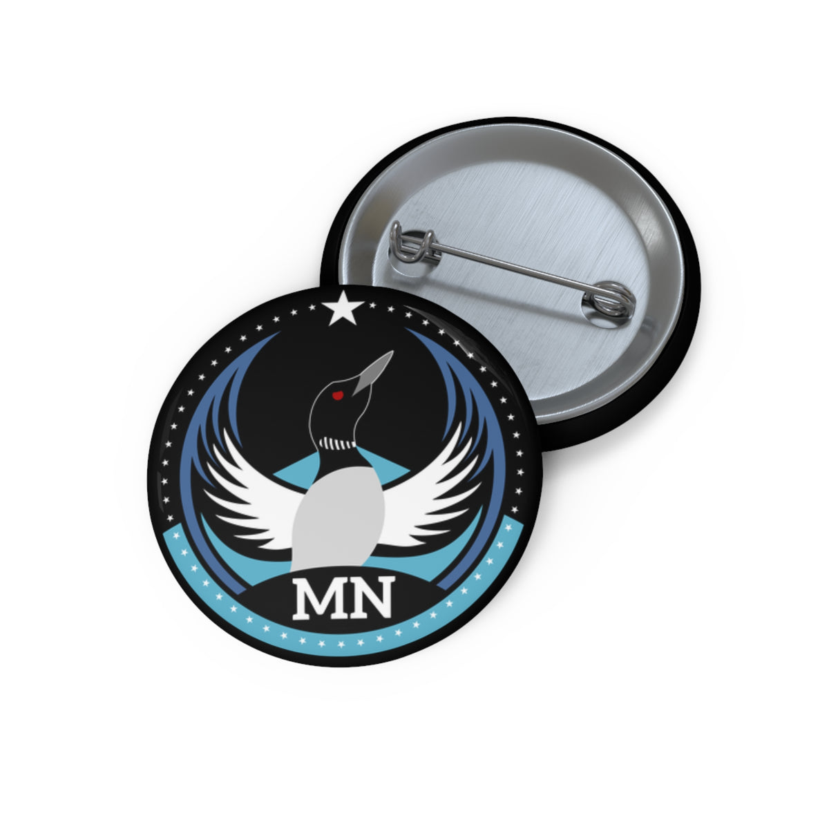 Bird Rebels Pin Button – MN – Dark