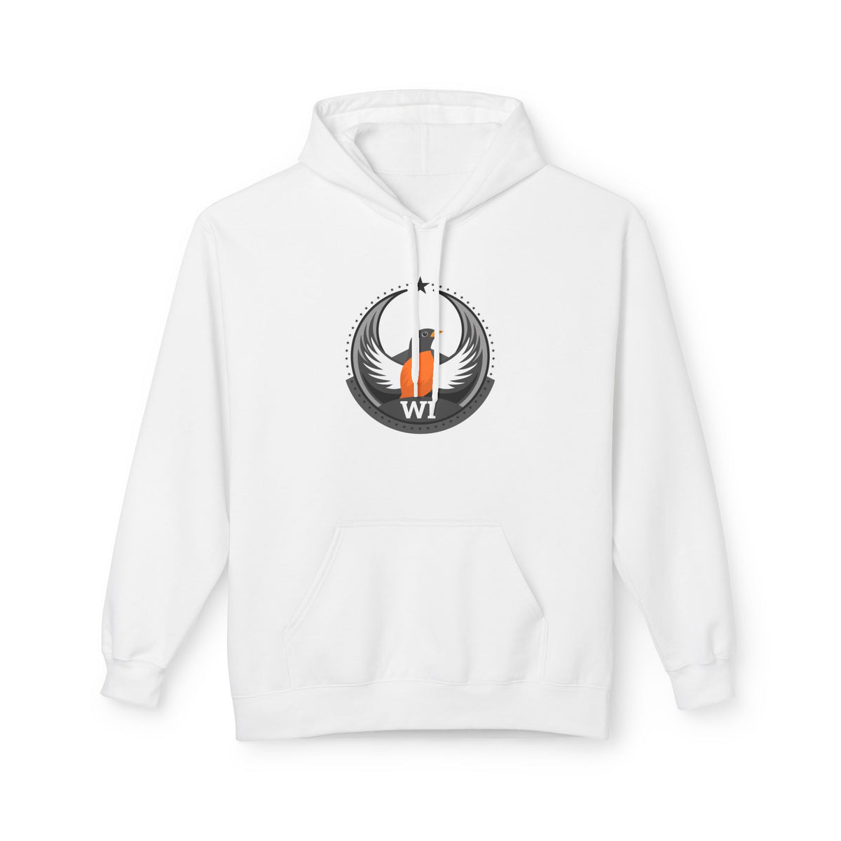 Bird Rebels Midweight Softstyle Fleece Hoodie – WI – Light