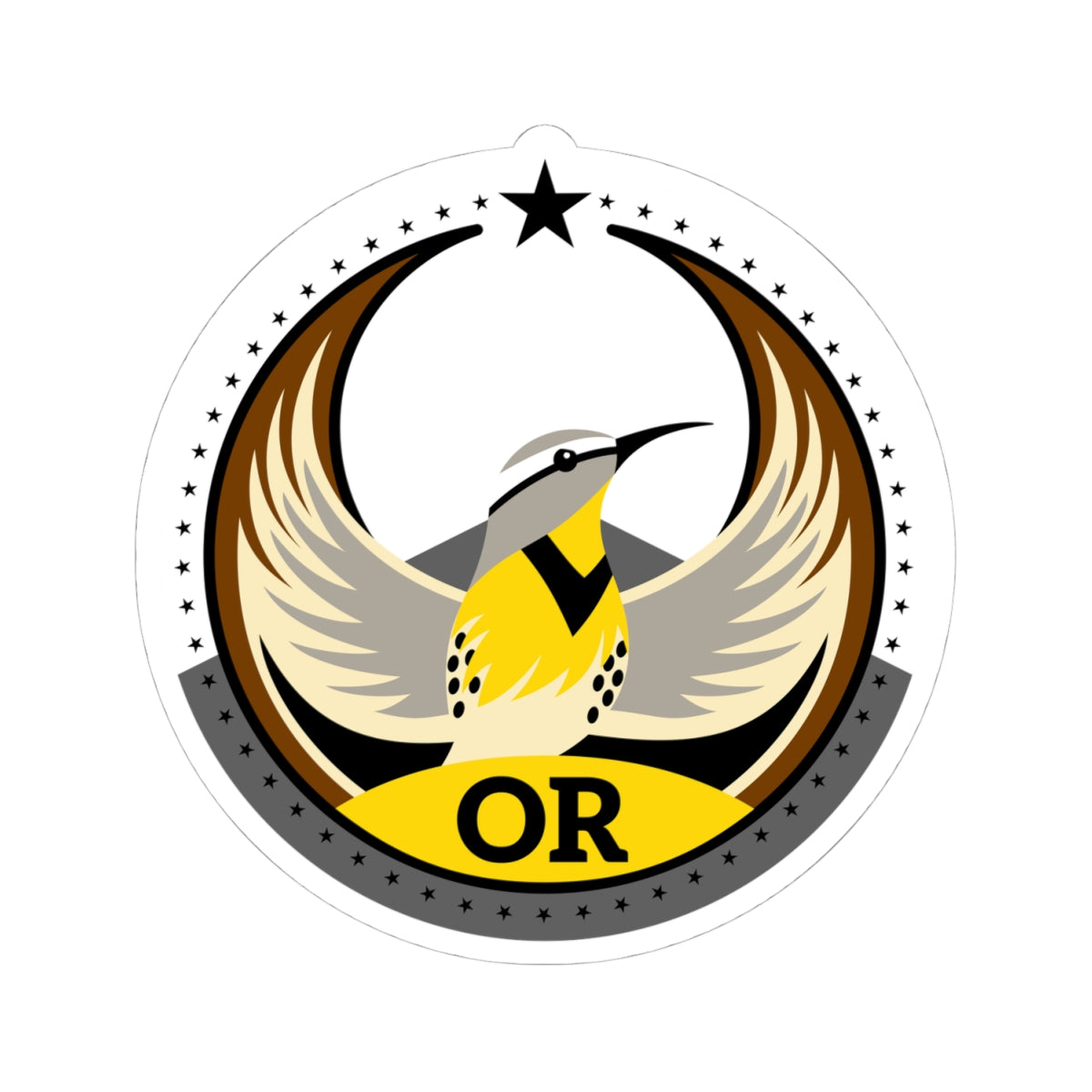 Bird Rebels Kiss-Cut Stickers – OR – Light