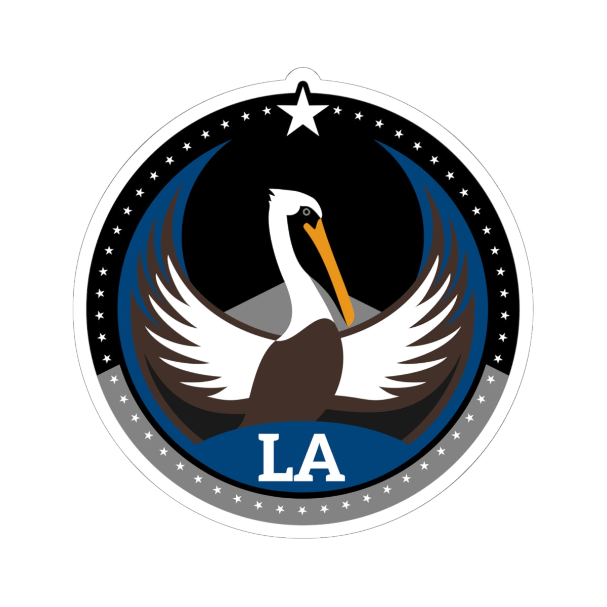 Bird Rebels Kiss-Cut Stickers – LA – Dark