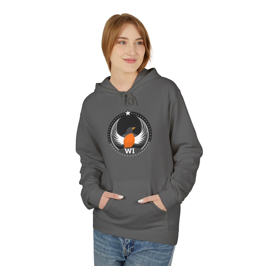 Bird Rebels Midweight Softstyle Fleece Hoodie – WI – Dark