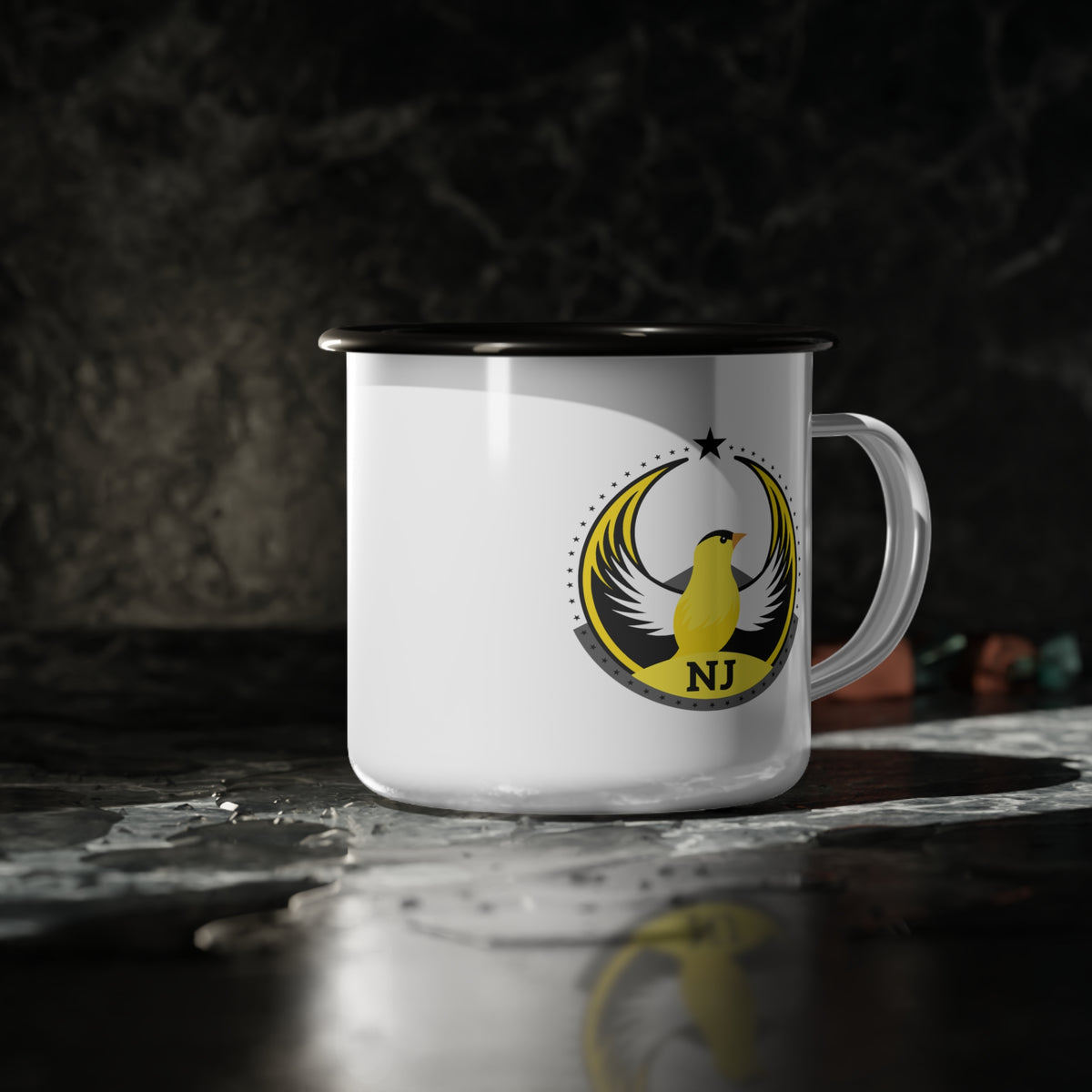 Bird Rebels Enamel Camp Cup – NJ – Light