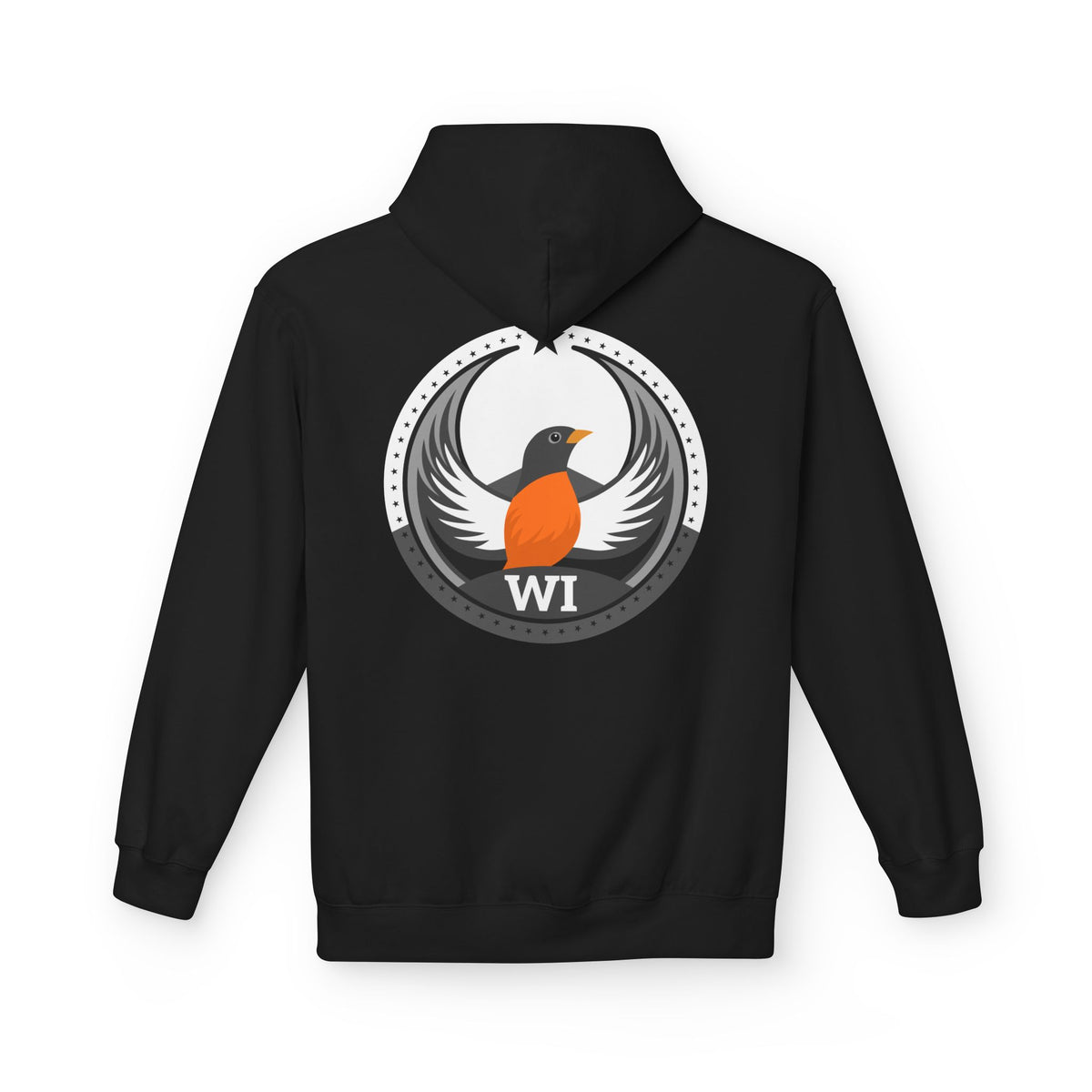 Bird Rebels Midweight Softstyle Fleece Hoodie – WI – Light