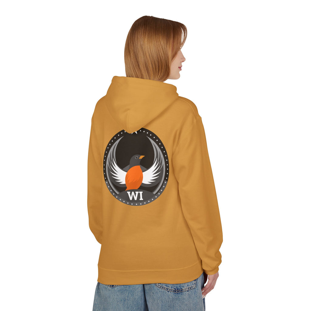 Bird Rebels Midweight Softstyle Fleece Hoodie – WI – Dark