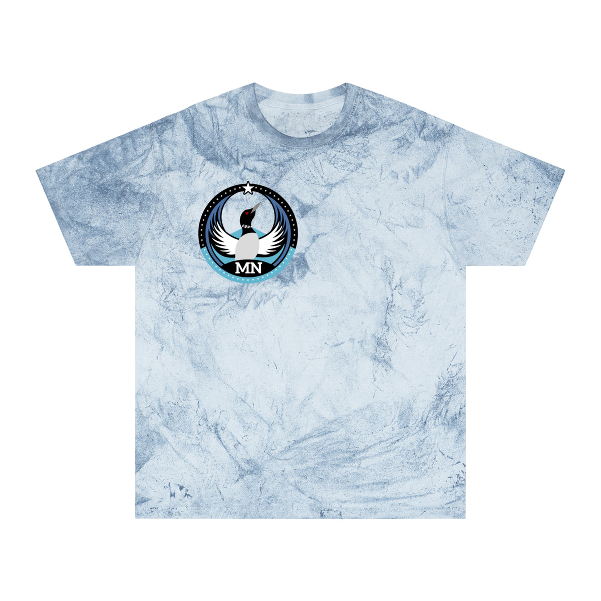 Minnesota Common Loon Bird Rebel – Dark | Comfort Colors Color Blast Tee