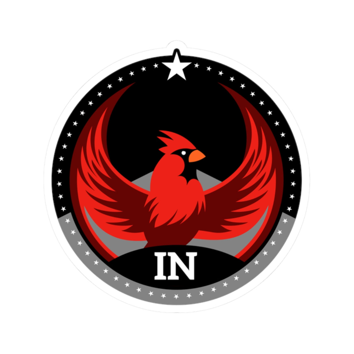 Bird Rebels Kiss-Cut Stickers – IN – Dark