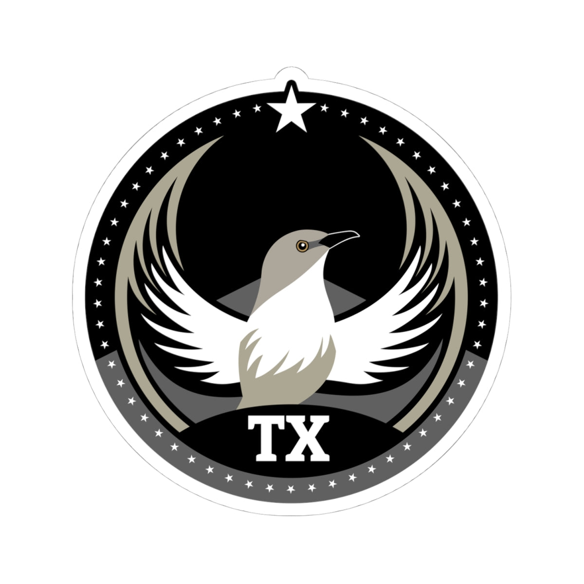 Bird Rebels Kiss-Cut Stickers – TX – Dark