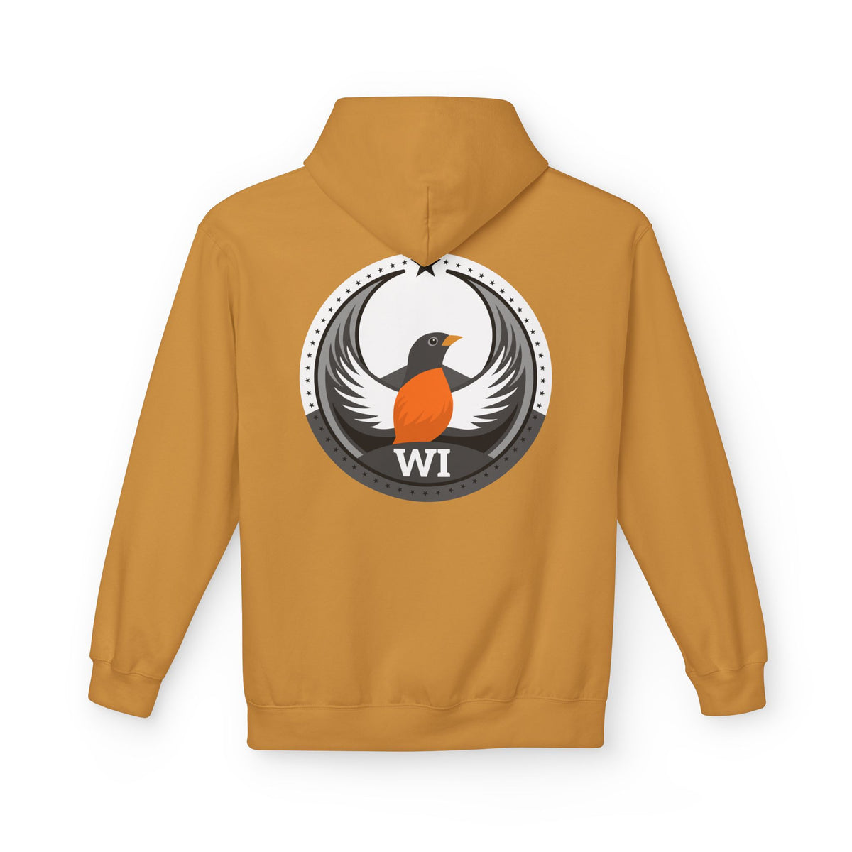 Bird Rebels Midweight Softstyle Fleece Hoodie – WI – Light