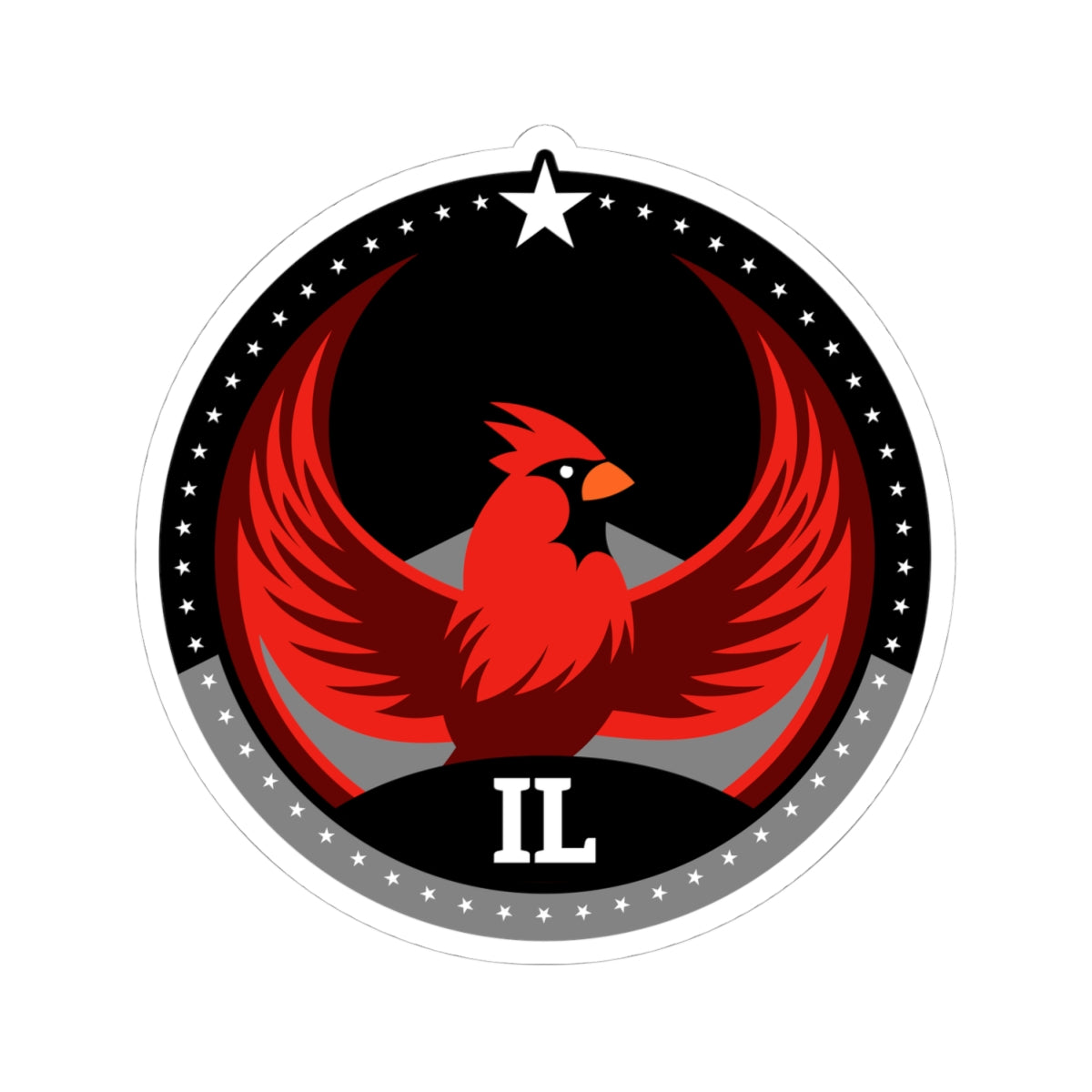 Bird Rebels Kiss-Cut Stickers – IL – Dark