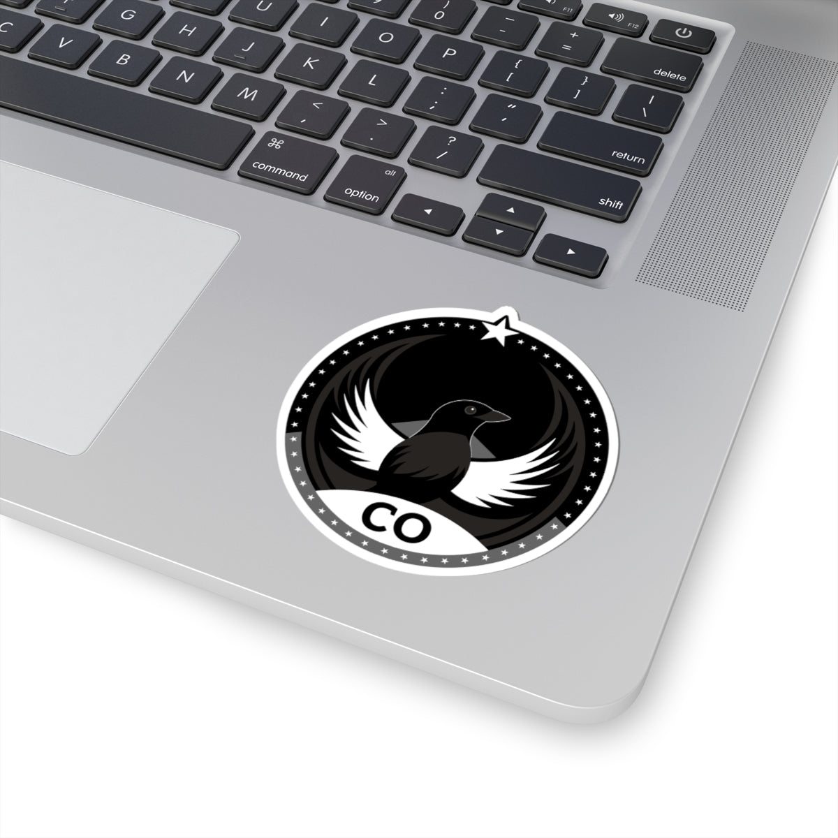 Colorado Lark Bunting Dark Kiss-Cut Sticker | Bird Rebels CO Community Pride Decal