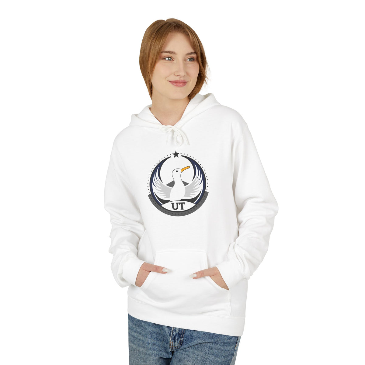 Bird Rebels Midweight Softstyle Fleece Hoodie – UT – Light