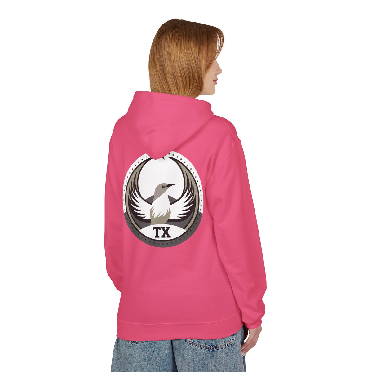 Bird Rebels Midweight Softstyle Fleece Hoodie – TX – Light