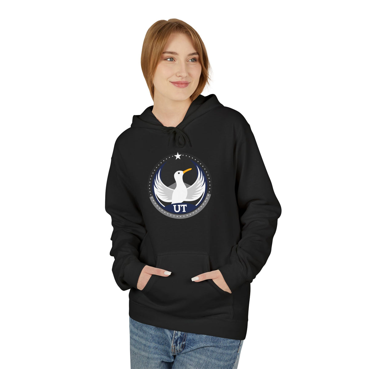 Bird Rebels Midweight Softstyle Fleece Hoodie – UT – Dark