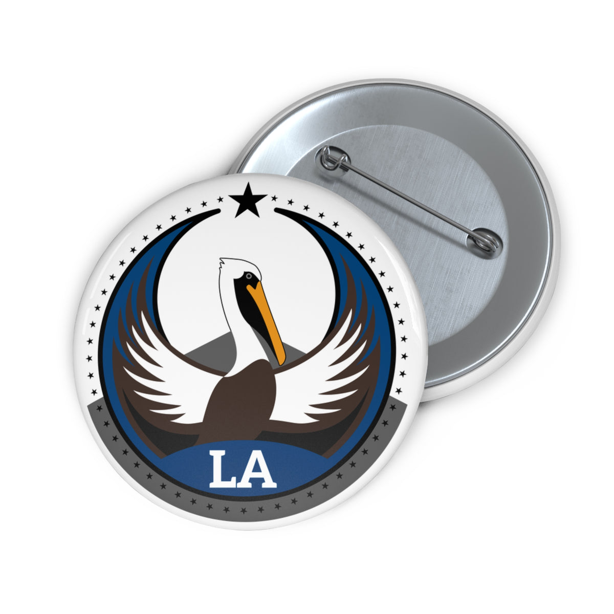 Bird Rebels Pin Button – LA – Light