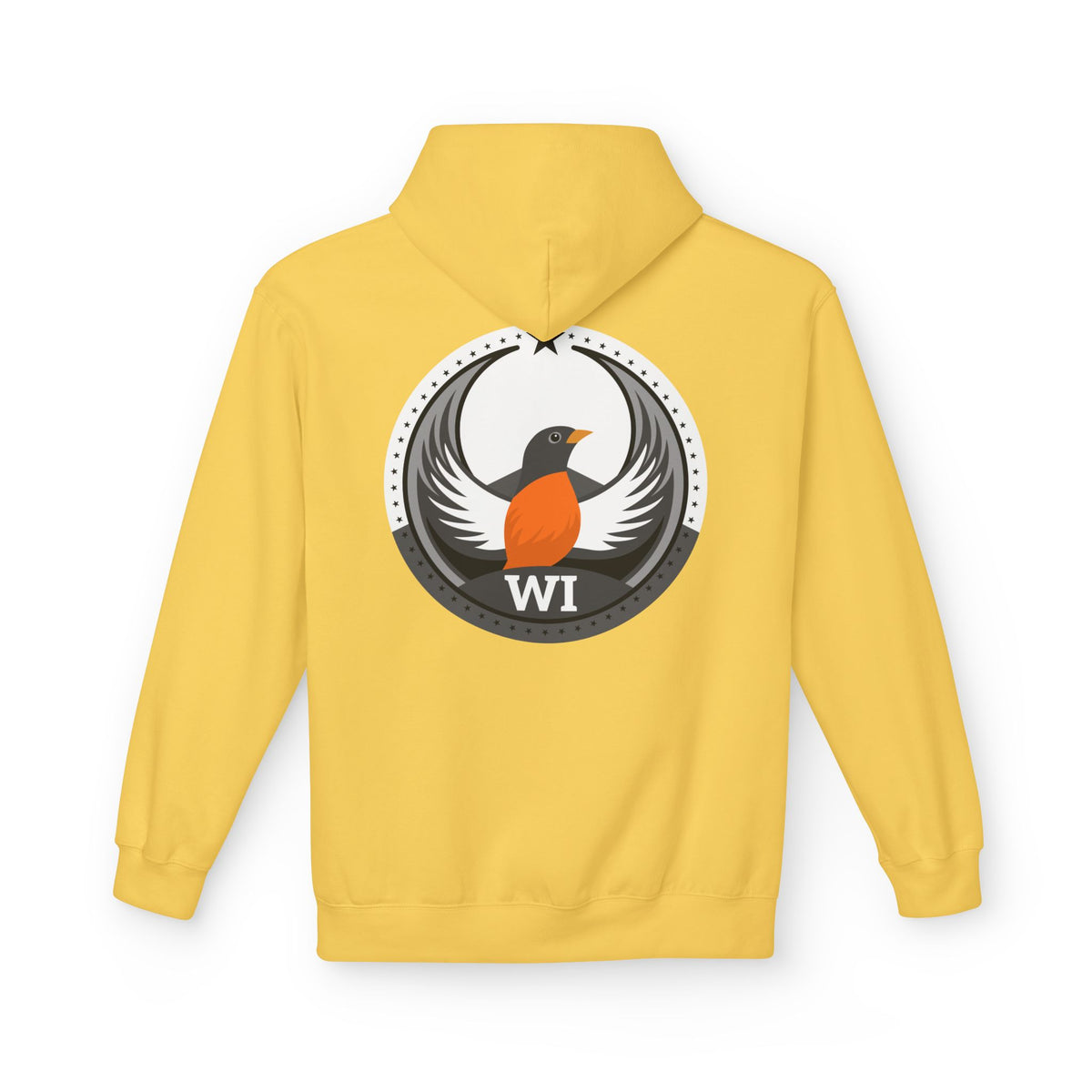 Bird Rebels Midweight Softstyle Fleece Hoodie – WI – Light