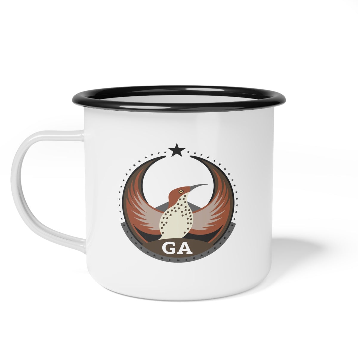 Bird Rebels Enamel Camp Cup – GA – Light