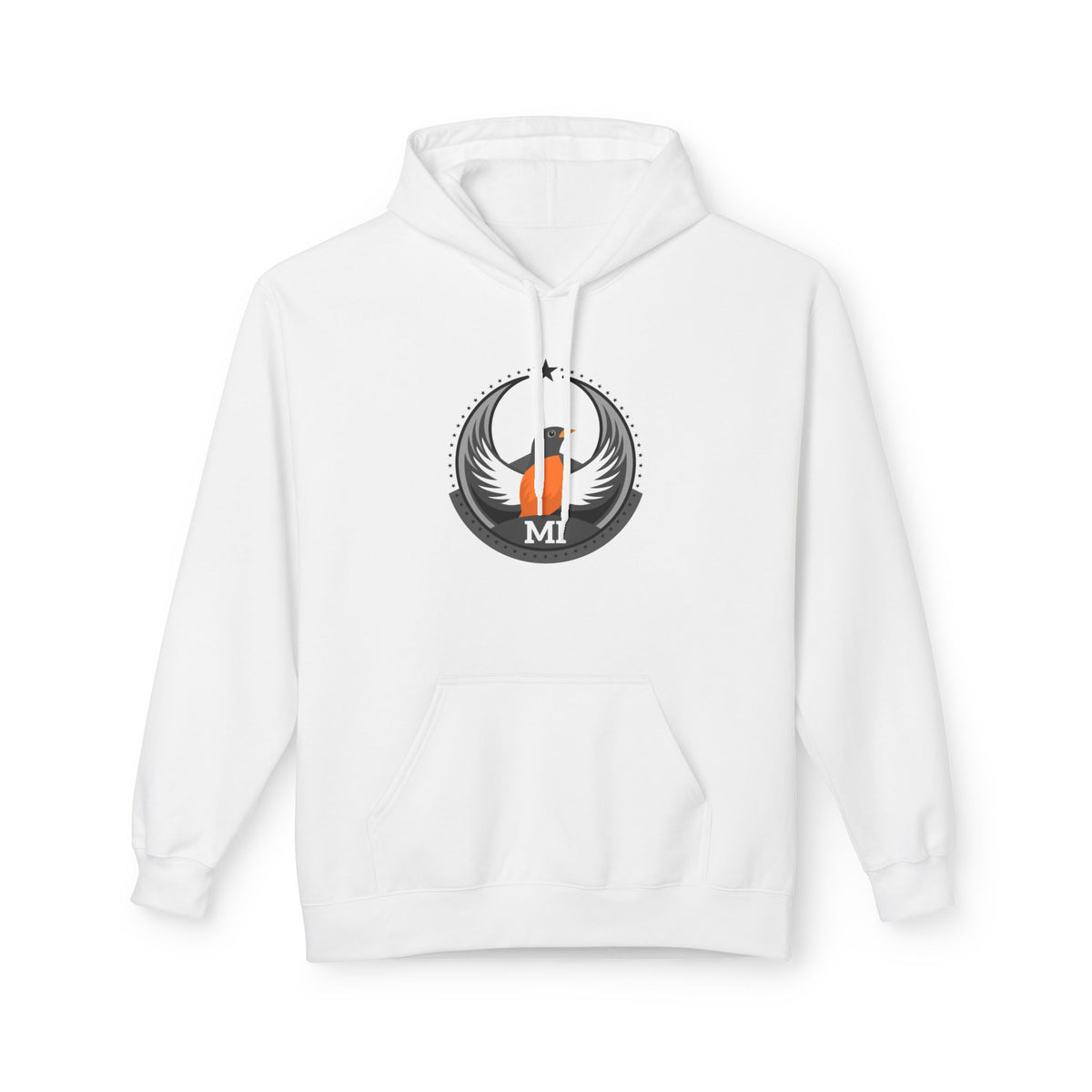 Bird Rebels Midweight Softstyle Fleece Hoodie – MI – Light