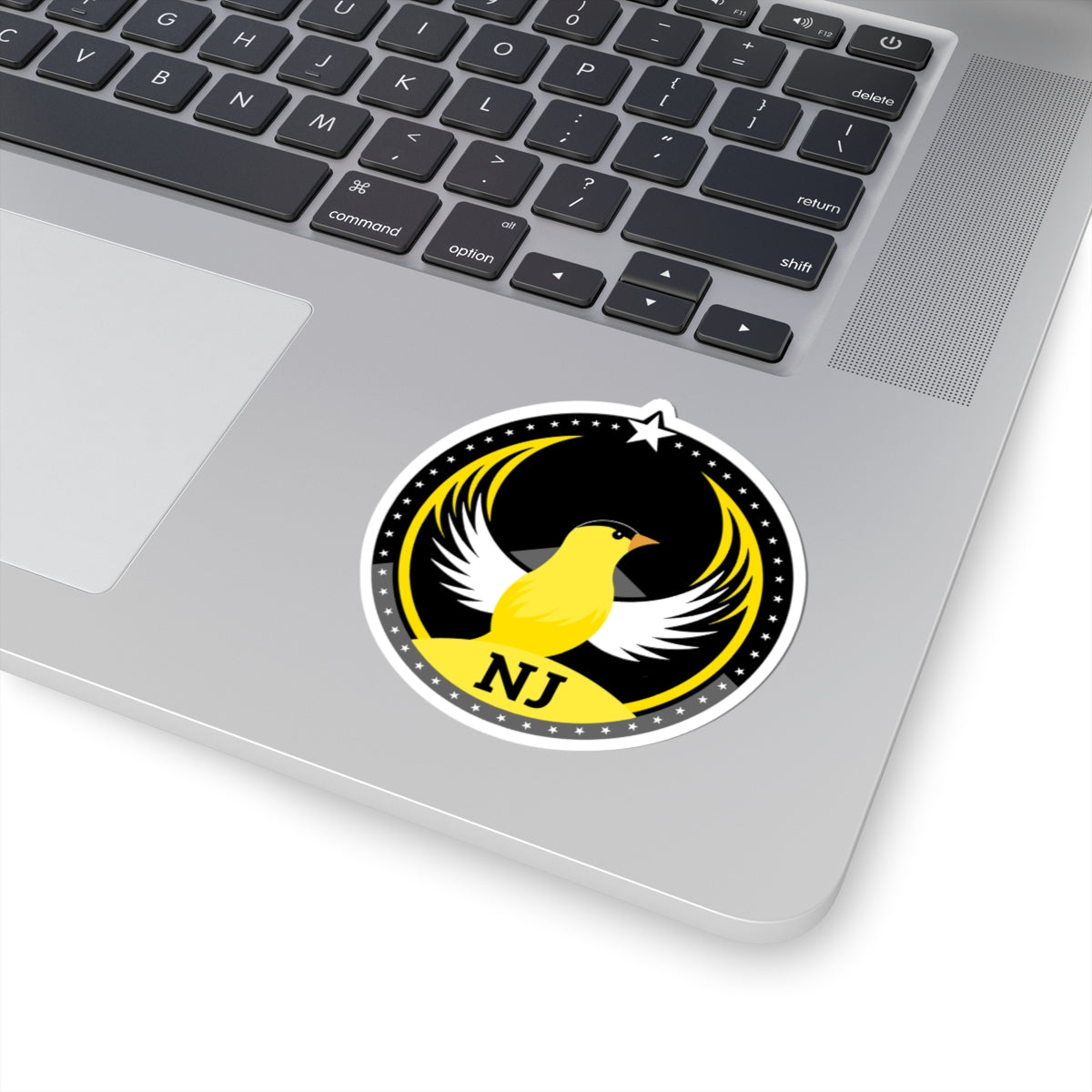 New Jersey Eastern Goldfinch Dark Kiss-Cut Sticker | Bird Rebels NJ Community Pride Decal