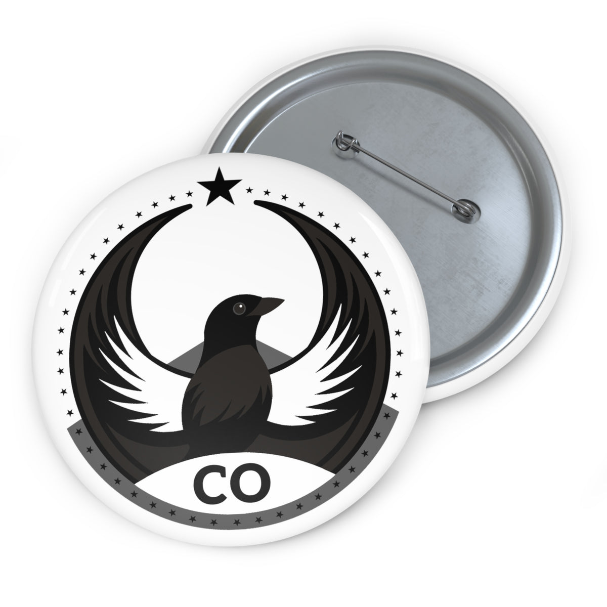 Bird Rebels Custom Pin Button – CO – Light