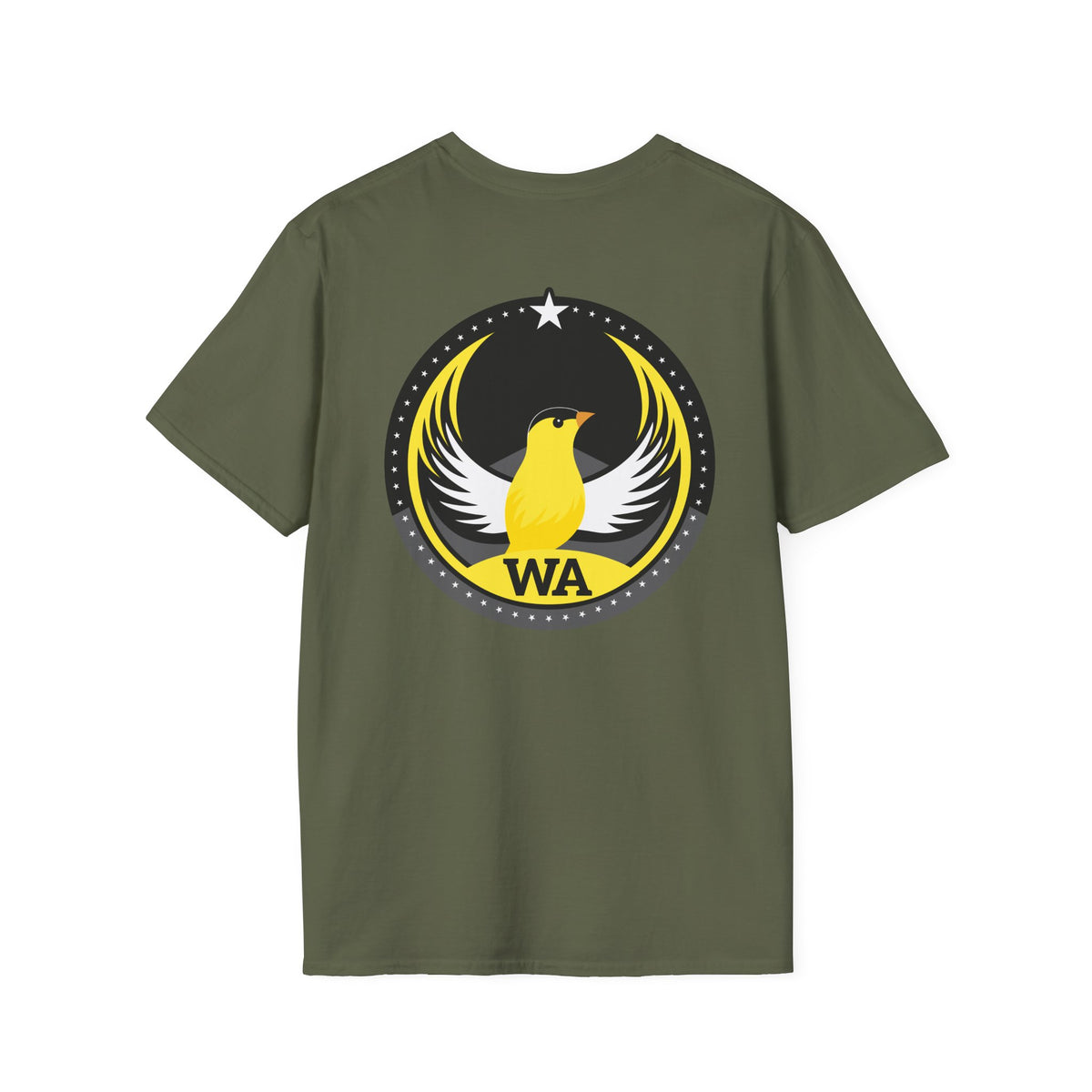 Bird Rebels Softstyle T-Shirt – WA – Dark