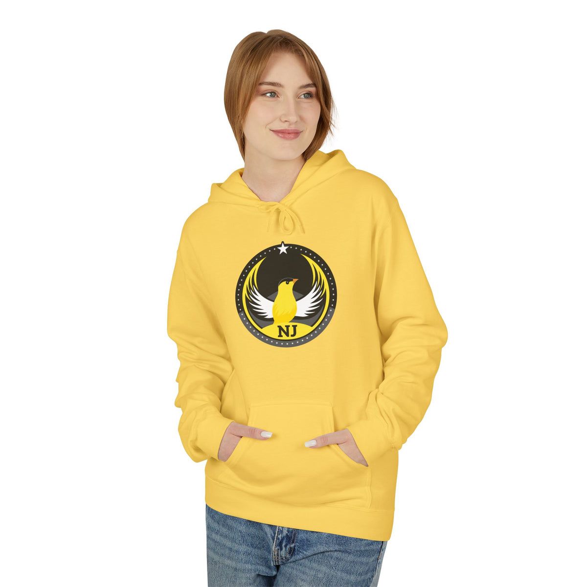 Bird Rebels Midweight Softstyle Fleece Hoodie – NJ – Dark