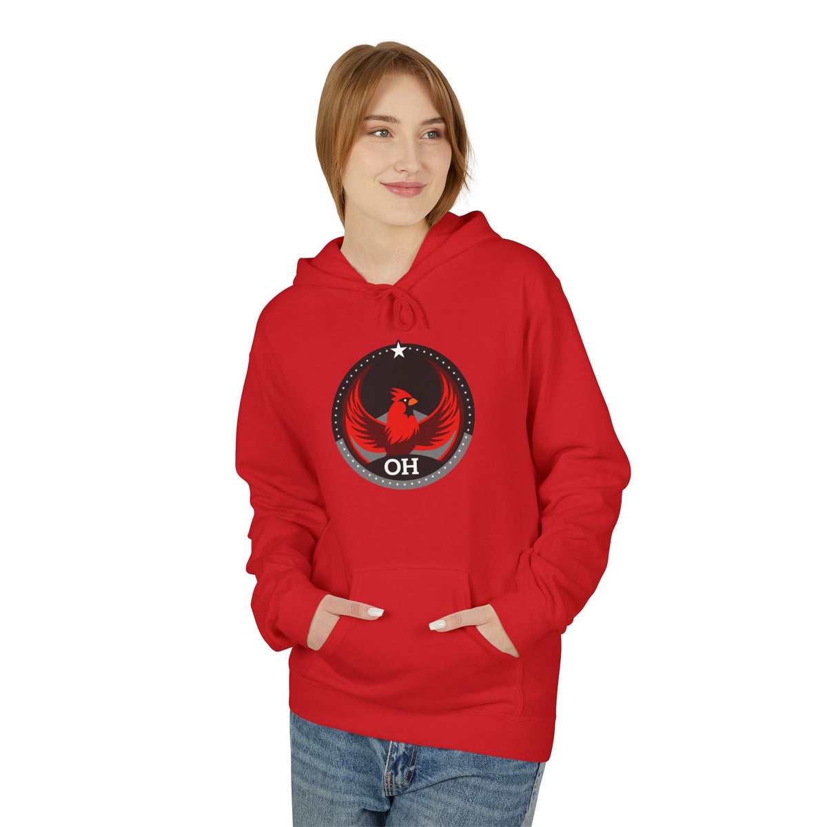 Bird Rebels Midweight Softstyle Fleece Hoodie – OH – Dark
