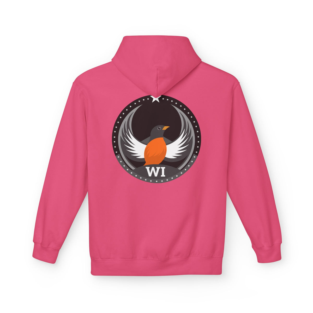 Bird Rebels Midweight Softstyle Fleece Hoodie – WI – Dark