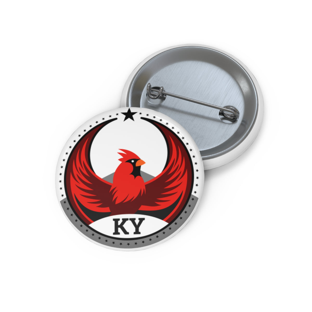 Bird Rebels Pin Button – KY – Light