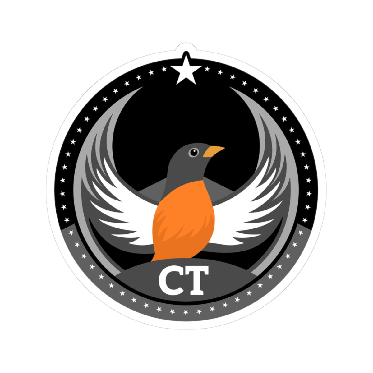 Bird Rebels Kiss-Cut Stickers – CT – Dark