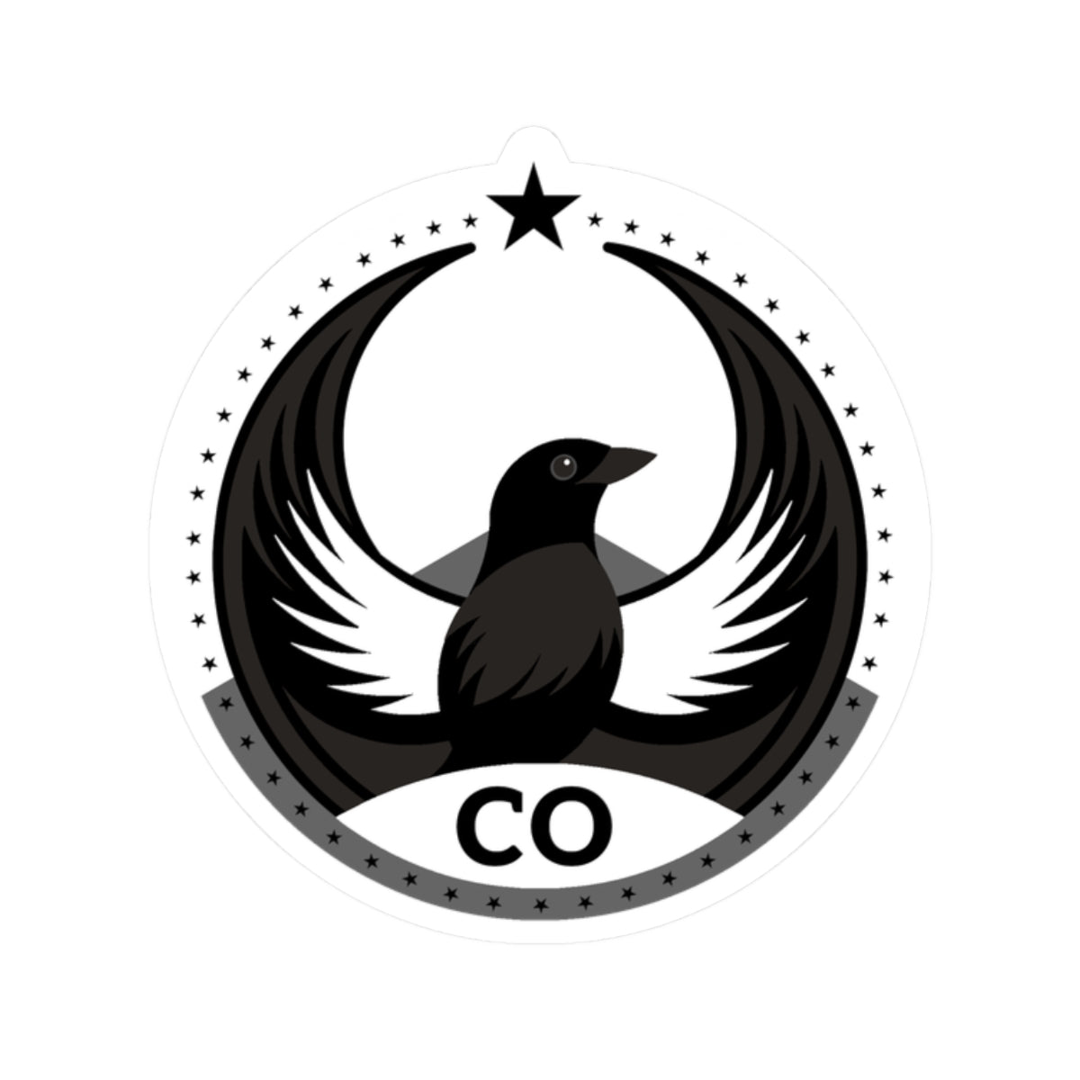 Colorado Lark Bunting Light Kiss-Cut Sticker | Bird Rebels CO Community Pride Decal
