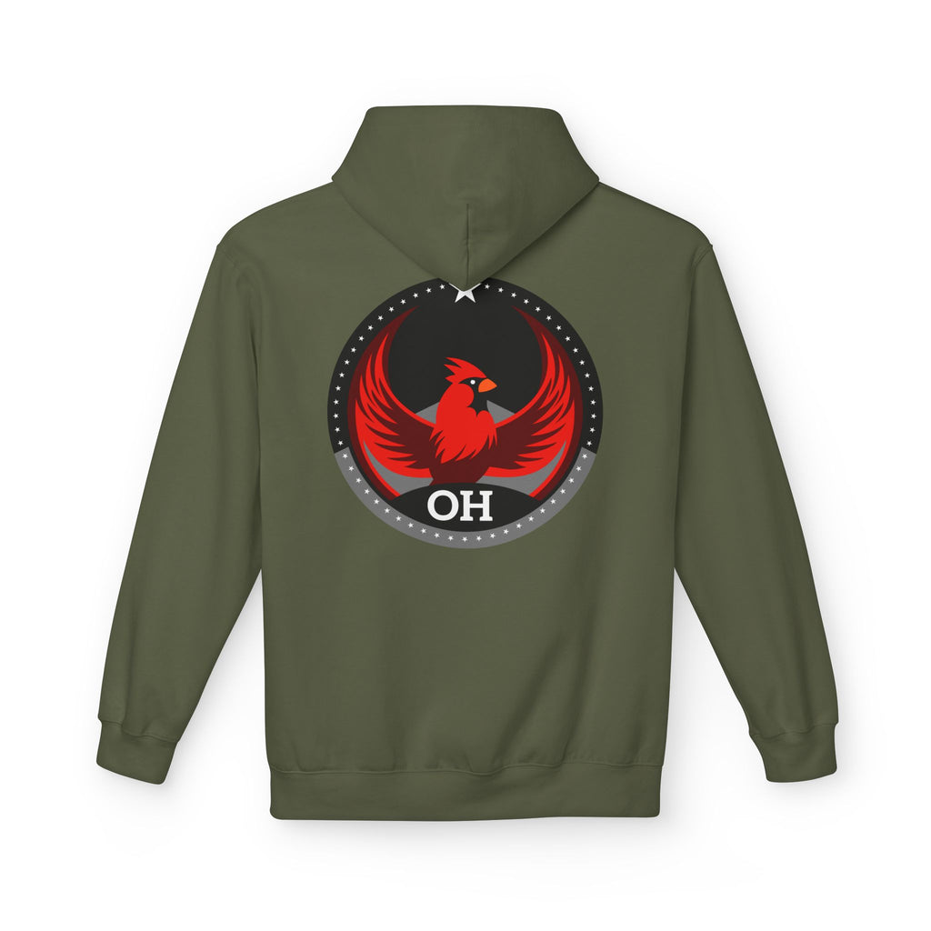Bird Rebels Midweight Softstyle Fleece Hoodie – OH – Dark