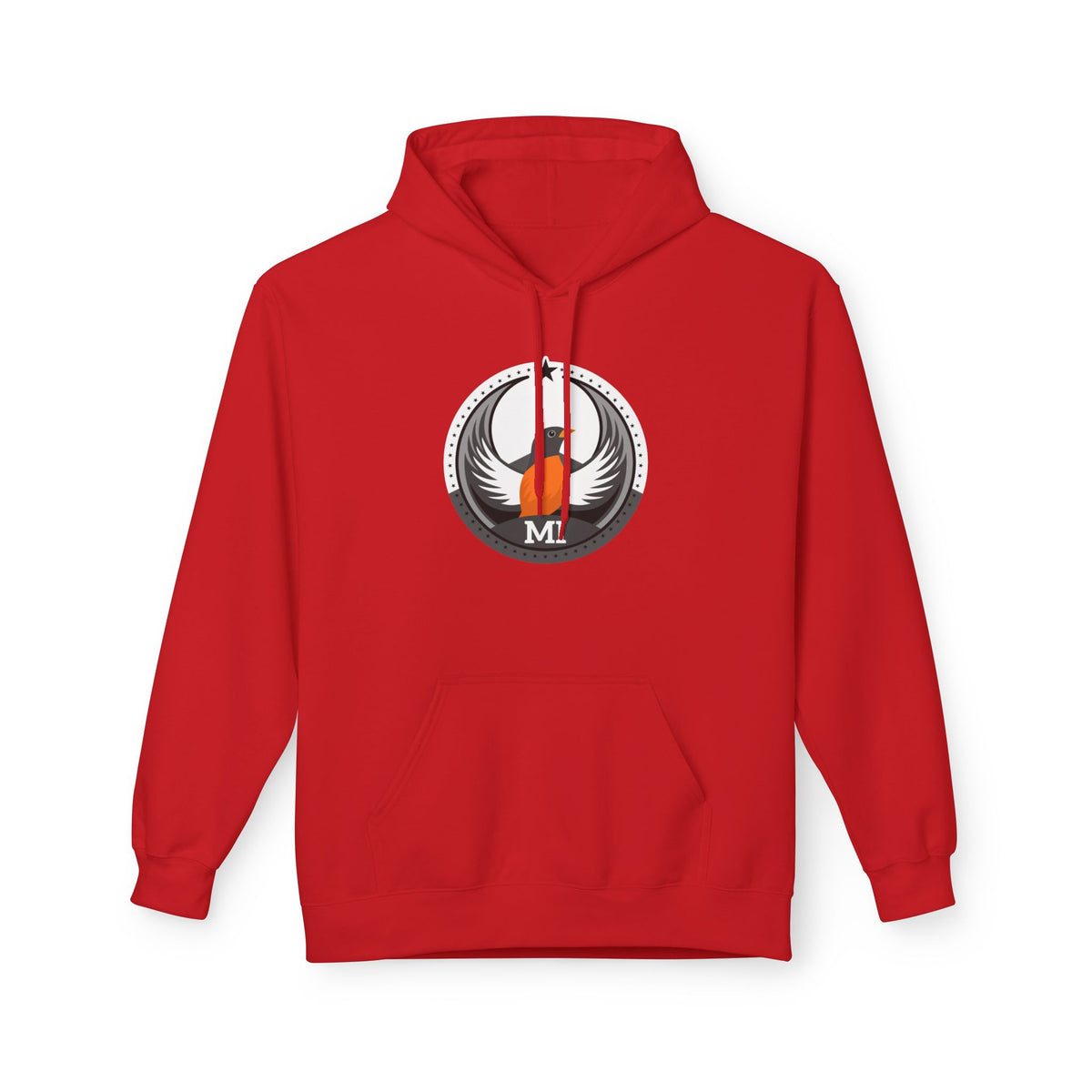 Bird Rebels Midweight Softstyle Fleece Hoodie – MI – Light