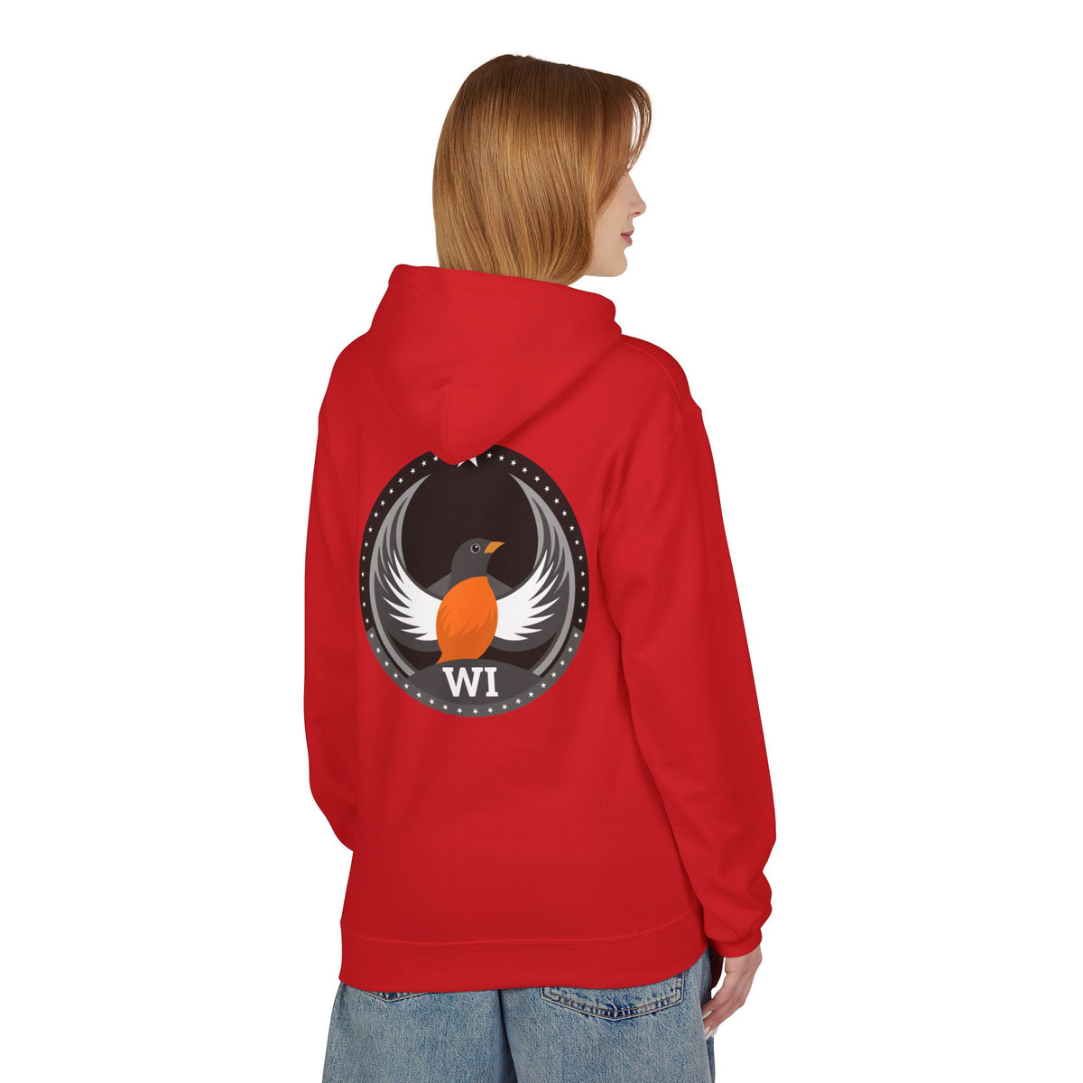 Bird Rebels Midweight Softstyle Fleece Hoodie – WI – Dark