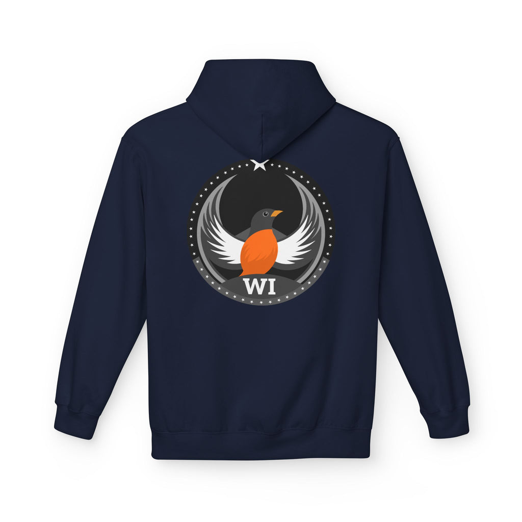 Bird Rebels Midweight Softstyle Fleece Hoodie – WI – Dark