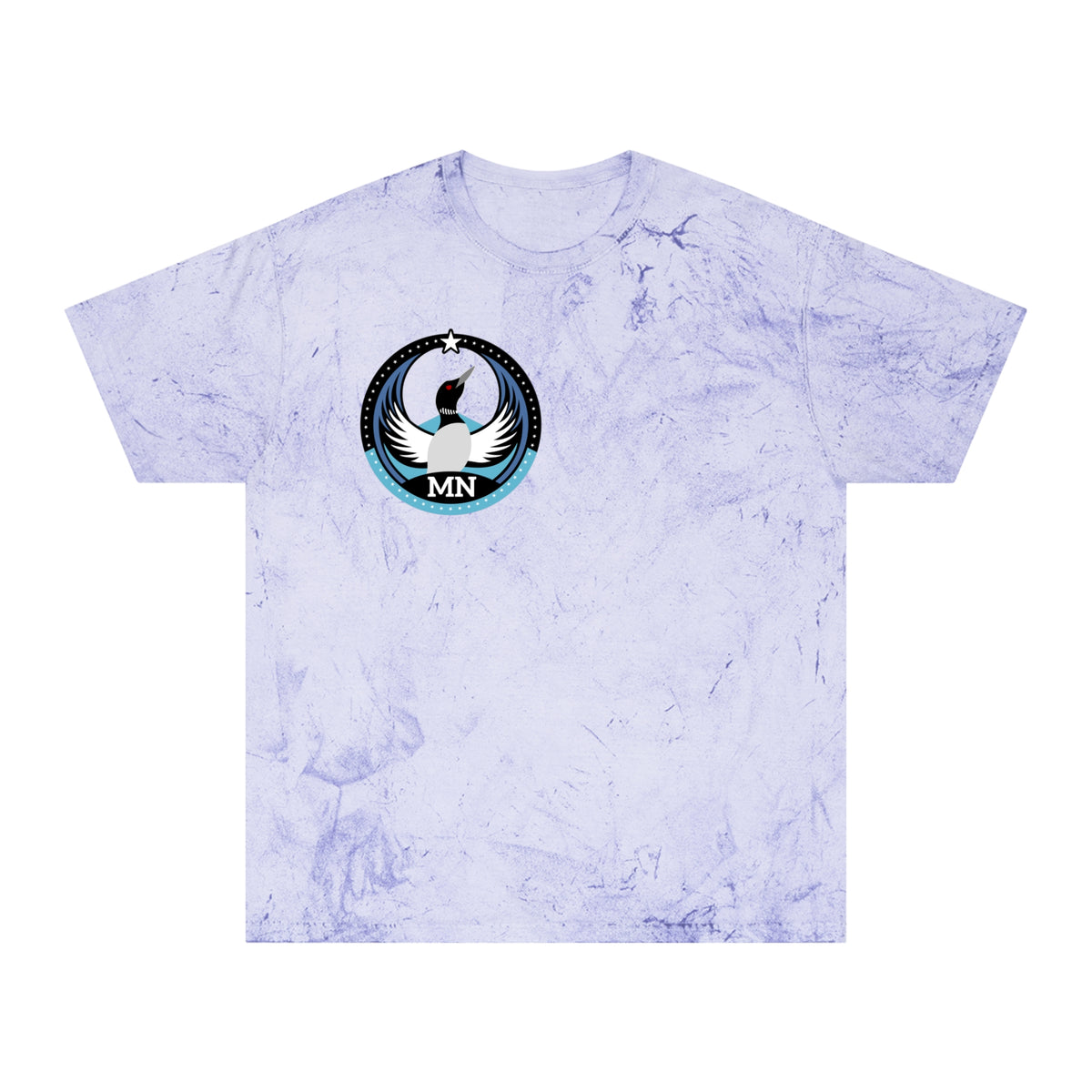 Minnesota Common Loon Bird Rebel – Dark | Comfort Colors Color Blast Tee