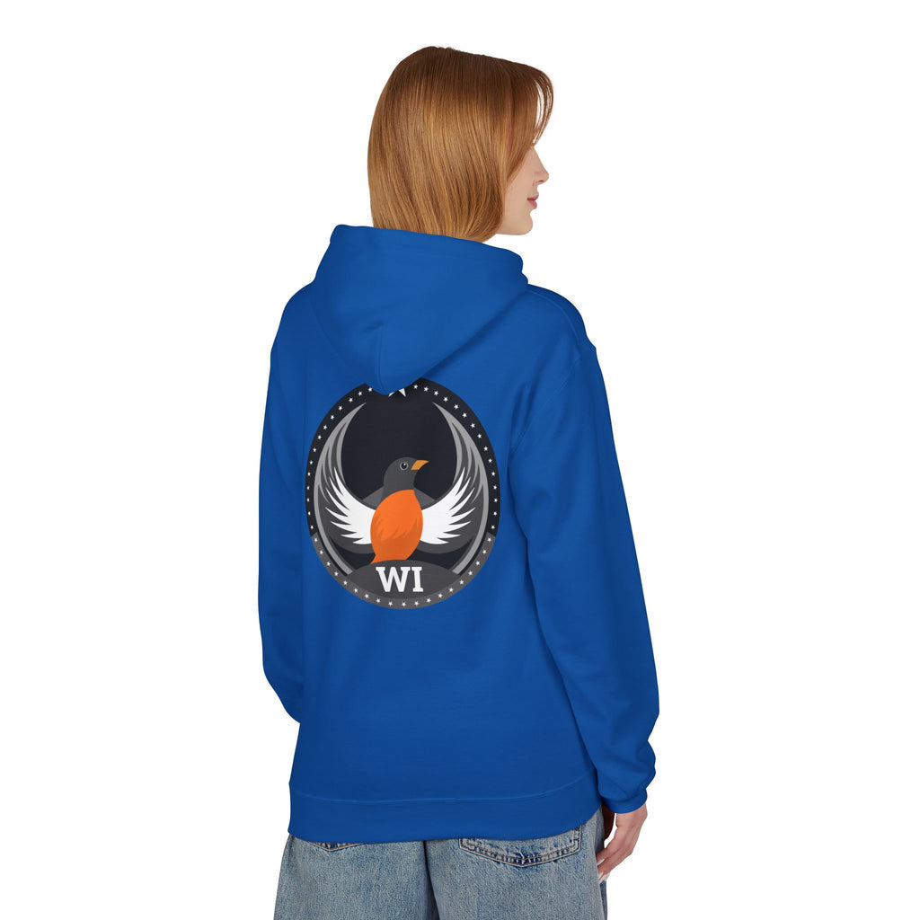 Bird Rebels Midweight Softstyle Fleece Hoodie – WI – Dark