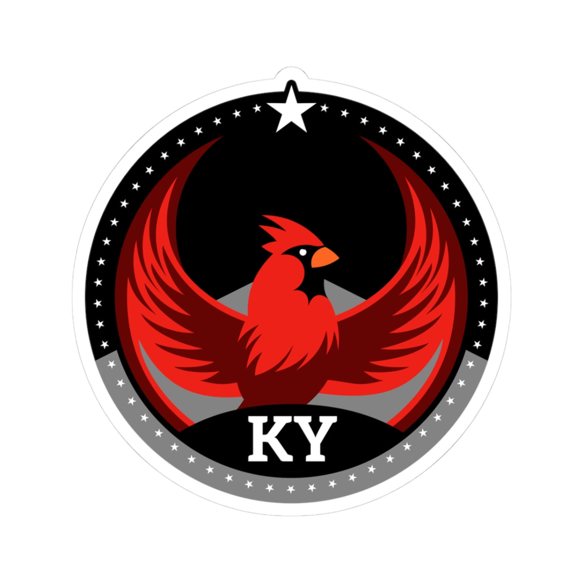 Bird Rebels Kiss-Cut Stickers – KY – Dark