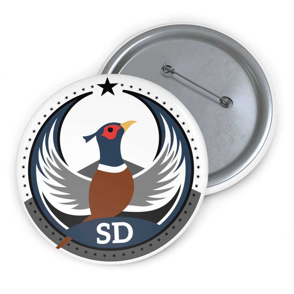 Bird Rebels Pin Button – SD – Light