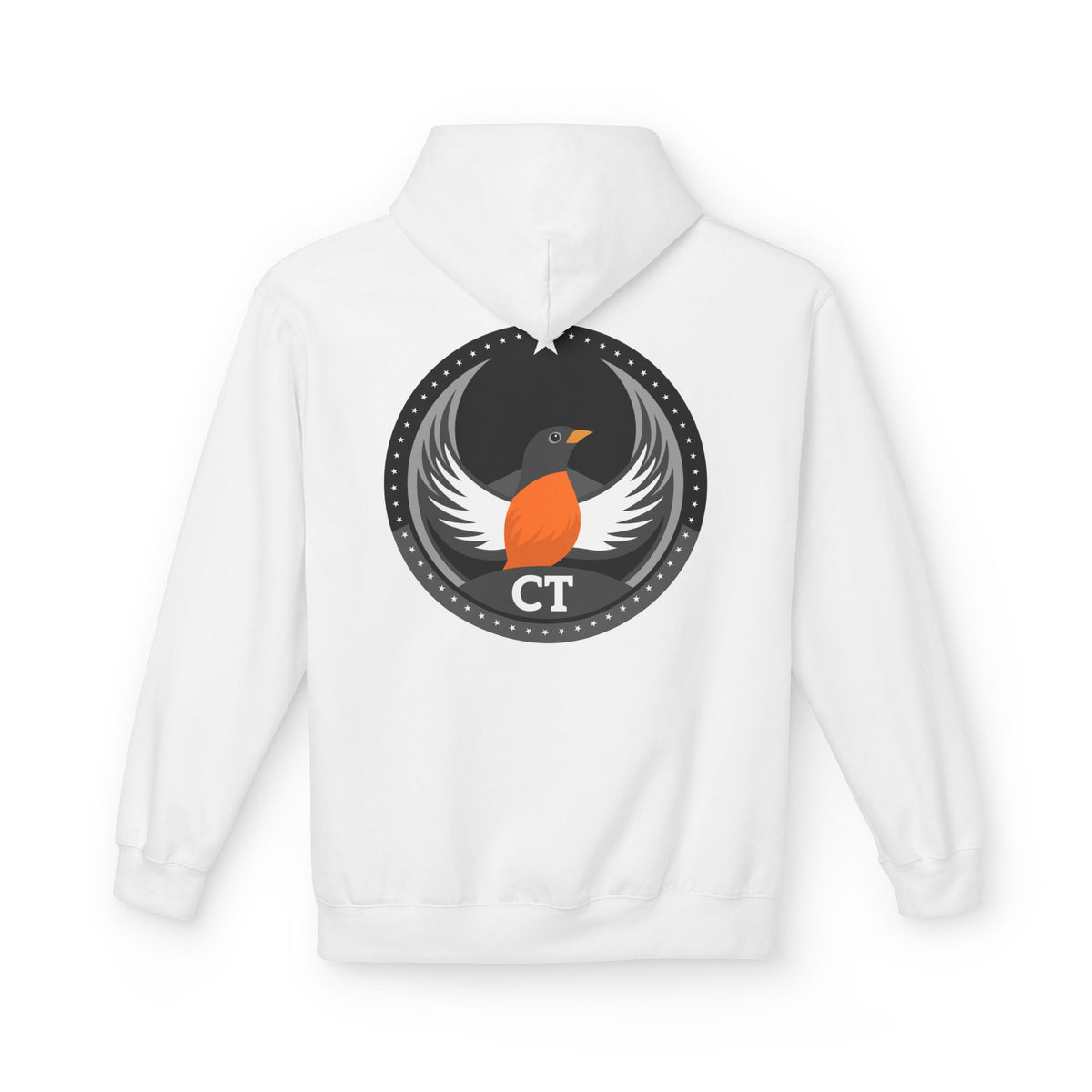 Bird Rebels Midweight Softstyle Fleece Hoodie – CT – Dark