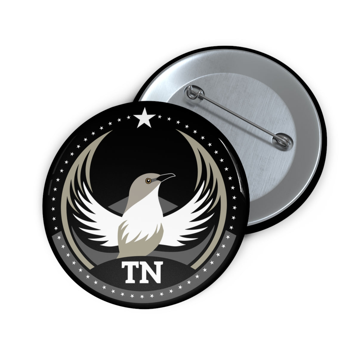 Bird Rebels Pin Button – TN – Dark