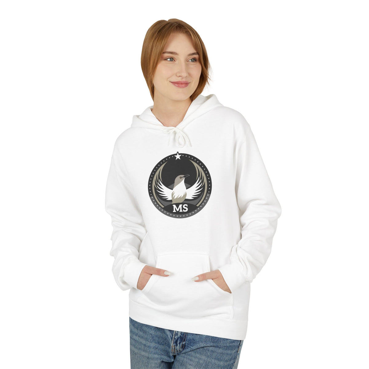 Bird Rebels Midweight Softstyle Fleece Hoodie – MS – Dark