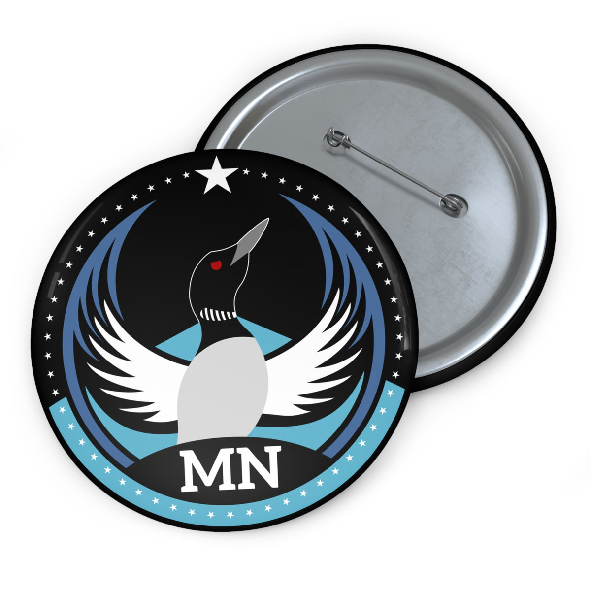 Bird Rebels Pin Button – MN – Dark