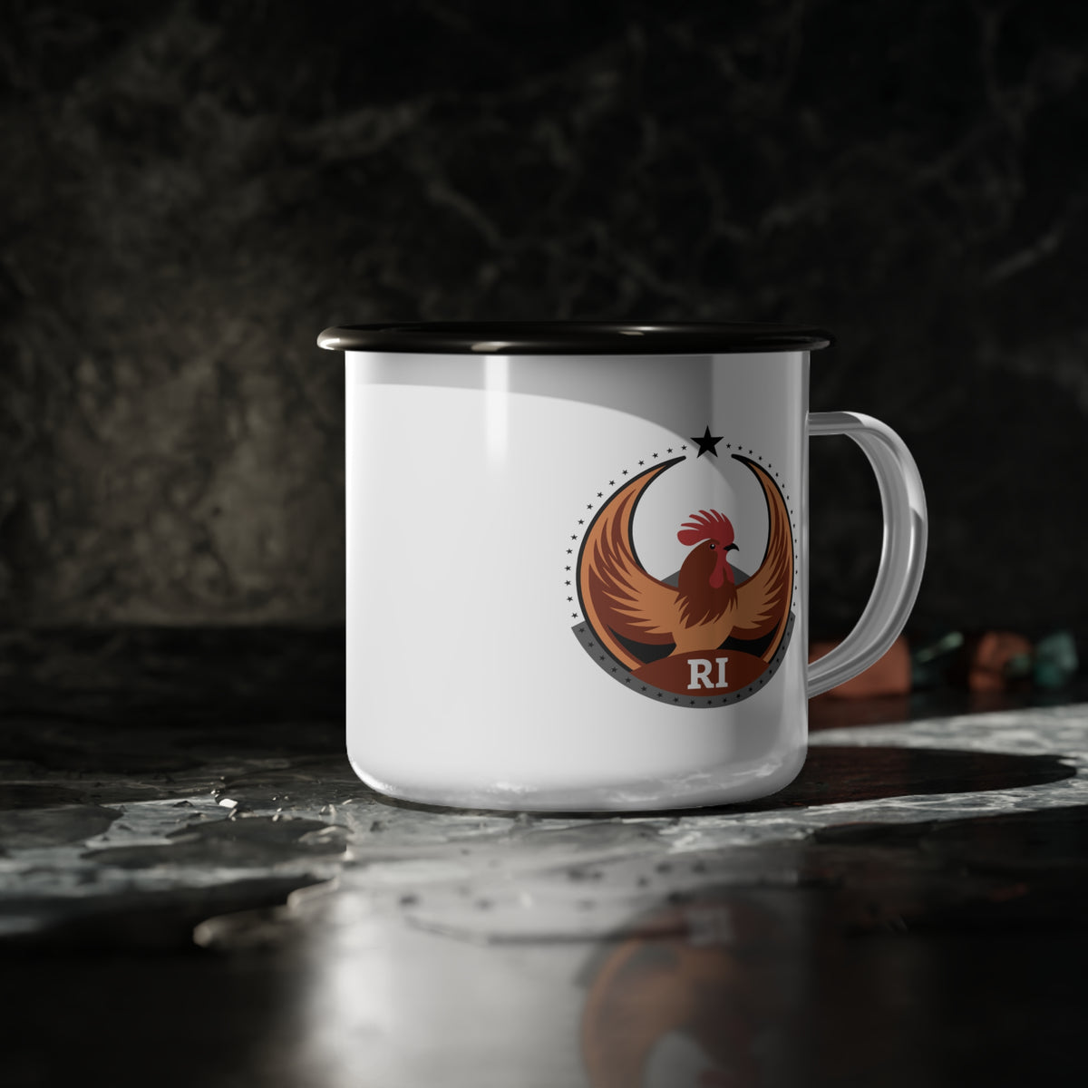 Bird Rebels Enamel Camp Cup – RI – Light