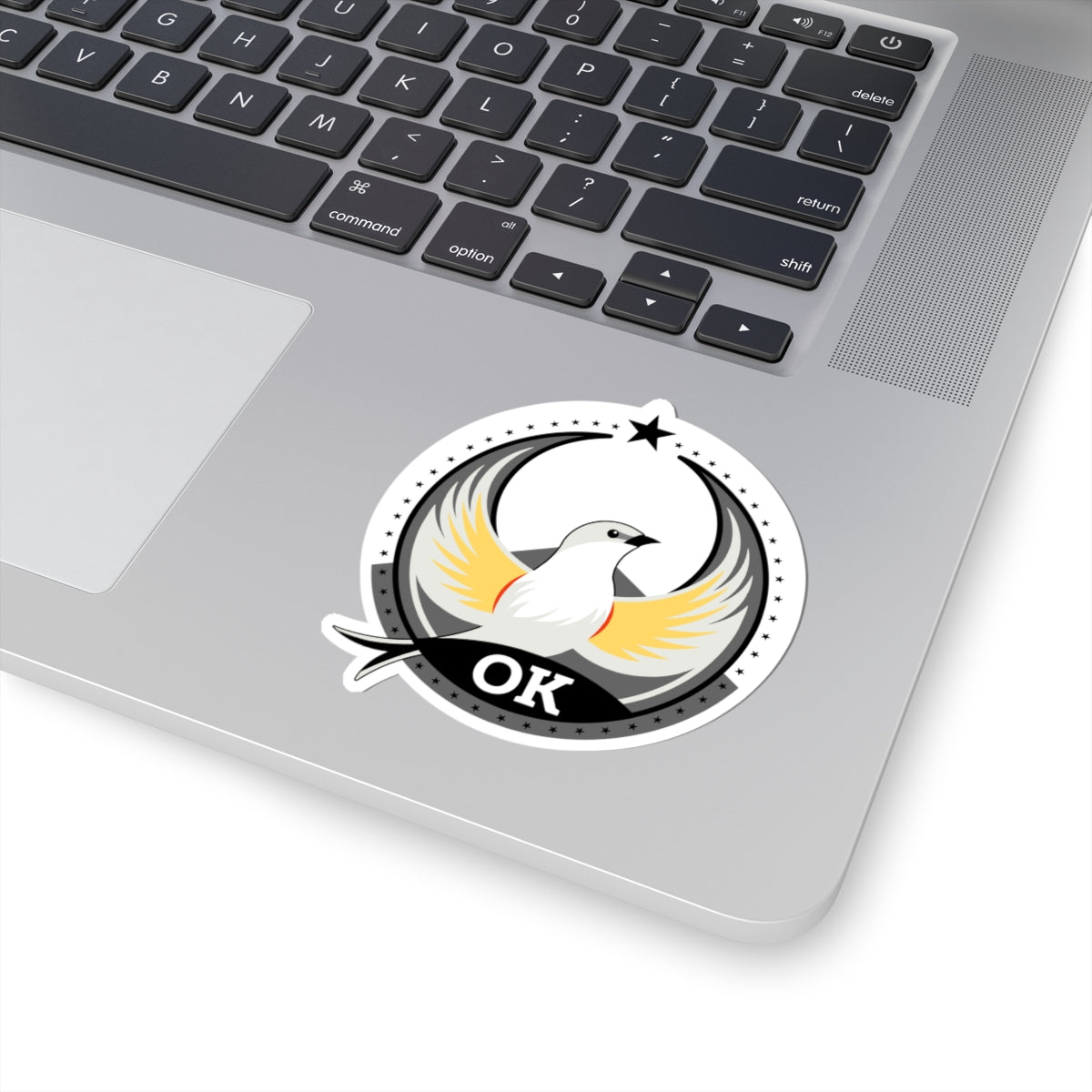 Oklahoma Scissor-tailed Flycatcher Light Kiss-Cut Sticker | Bird Rebels OK Community Pride Decal