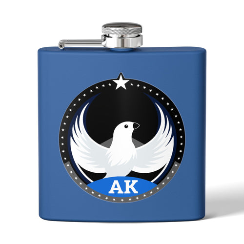 Bird Rebels 6oz Stainless Steel Flask – AK – Dark