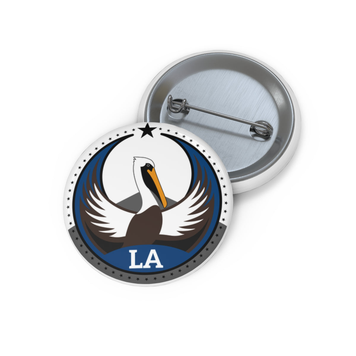 Bird Rebels Pin Button – LA – Light