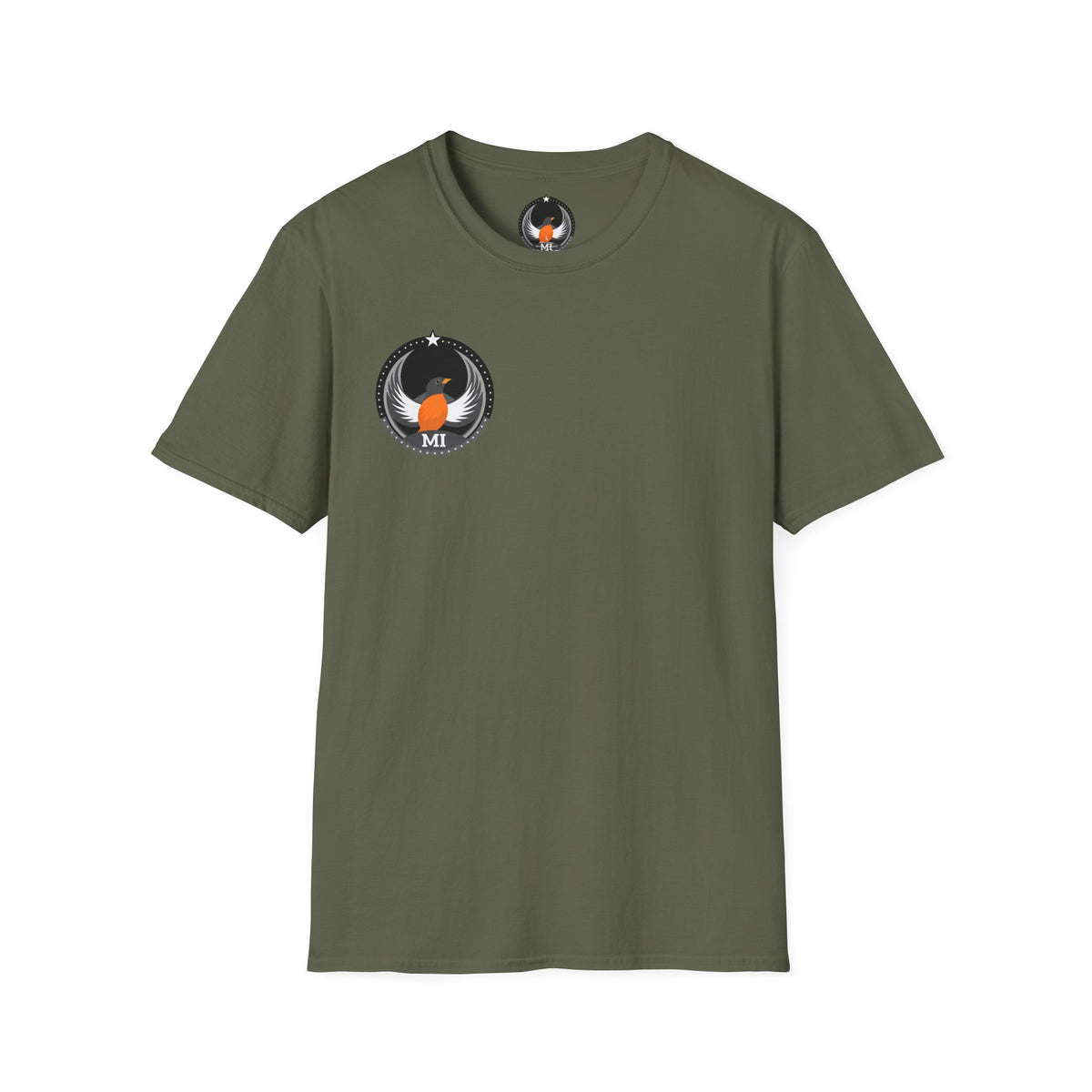 Bird Rebels Softstyle T-Shirt – MI – Dark