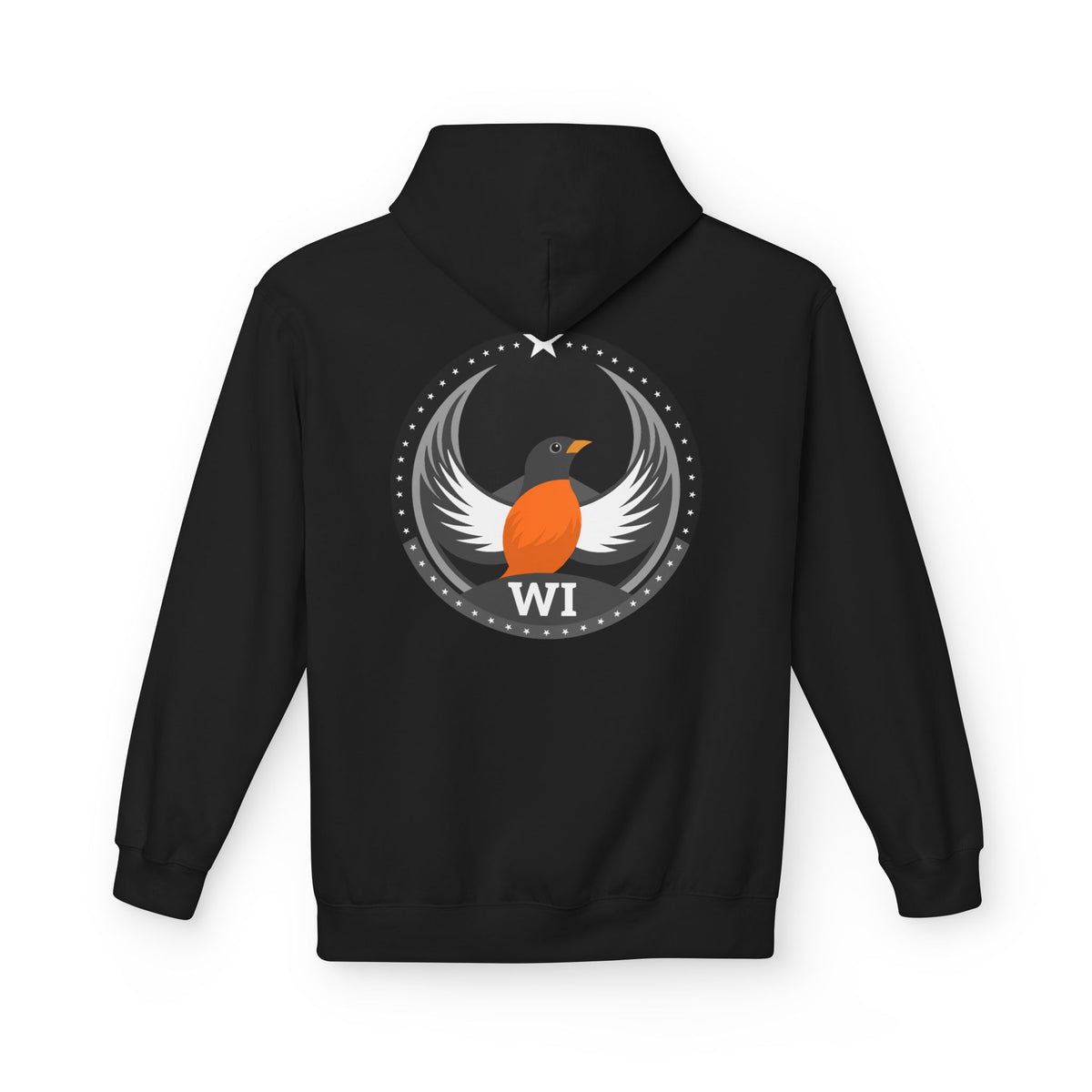Bird Rebels Midweight Softstyle Fleece Hoodie – WI – Dark