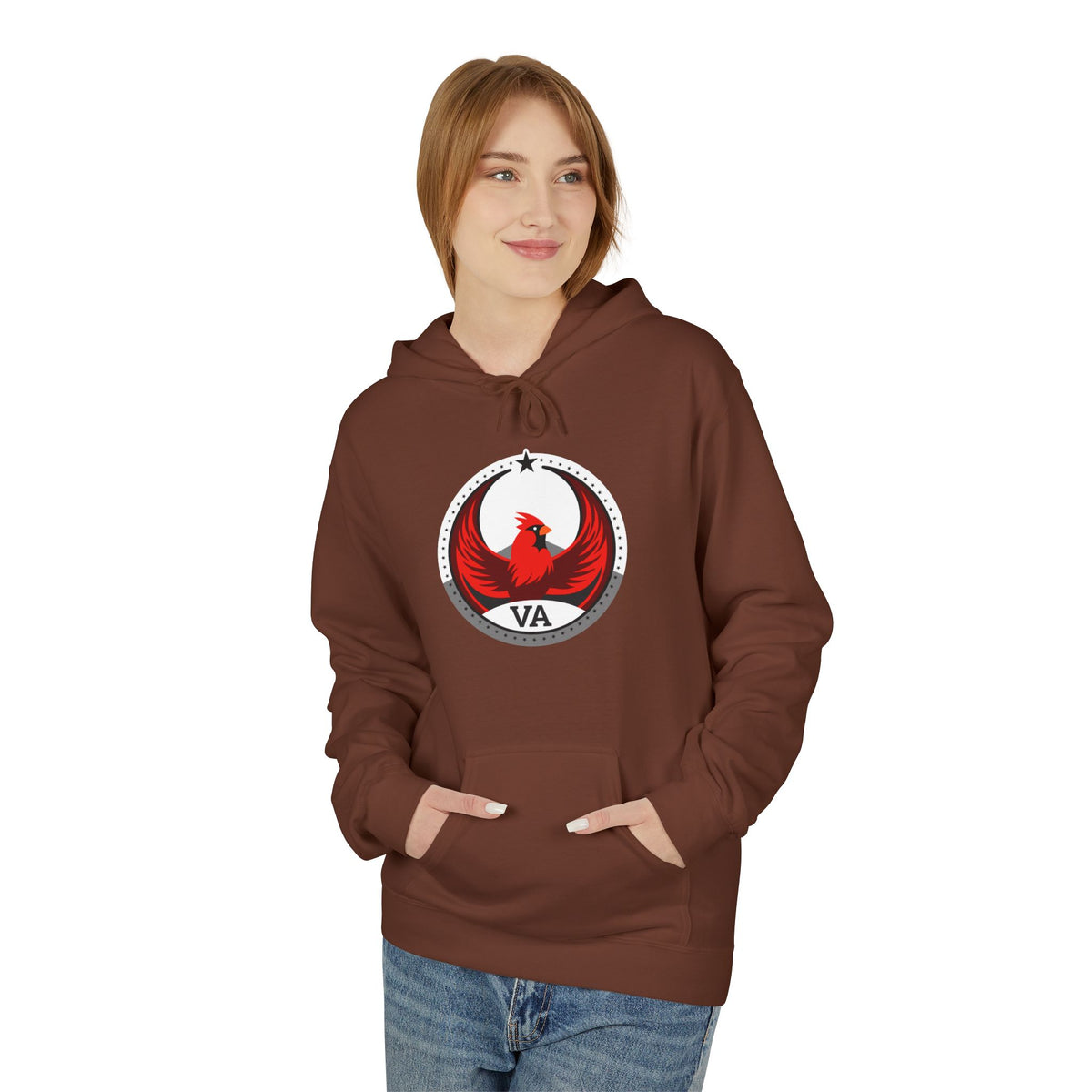 Bird Rebels Midweight Softstyle Fleece Hoodie – VA – Light
